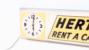 H247 Hertz Single-Sided Backlit Plastic Clock 05